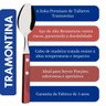 Kit 12 Colheres De Sobremesa Polywood Madeira Vermelho Tramontina Churrasco - 2