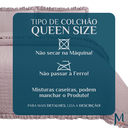 Ver imagem 7 de Cama Posta Queen Ellie 300 Fio Colcha Luxo 100% Algodao Bordado:rosa