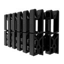 Ver imagem 1 de Conjunto 12 Prendedores de Roupas Preto Original Crippa Grampos Lavanderia