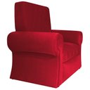 Ver imagem 4 de Poltrona Natalina Papai Noel Santa Claus Suede Vermelho