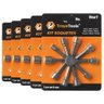 5 Kit Soquetes Troya Tools 9 em 1 de 5mm a 13mm para Parafusadeira Manutenção Lojista - 4
