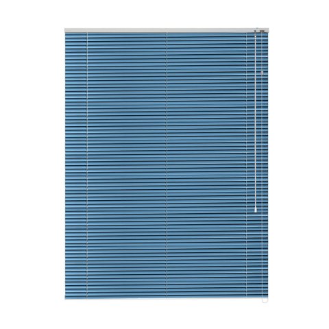 Persiana Horizontal 25mm Liso 1,20 X 1,60 Azul Celeste