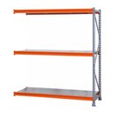 Ver imagem 1 de Mini Porta Pallet Continuação 180x80x200cm Estante para Armazenagem 500kg Plano Sa Gôndolas