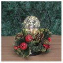 Ver imagem 1 de Decoração Lamparina Natal Enfeite Iluminado Natalino 21cm