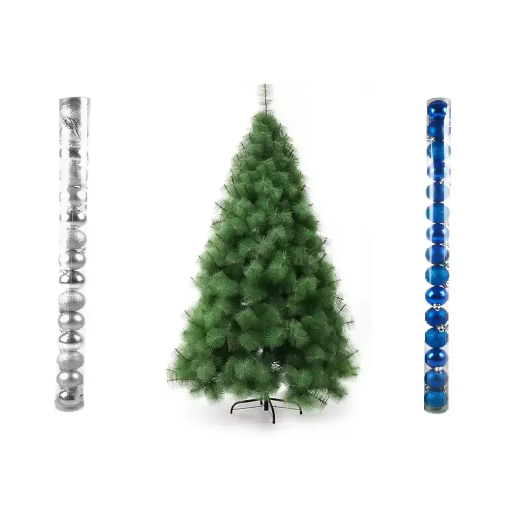 Arvore de Natal Pinheiro 1,2 Metros 90 Galhos com Enfeites