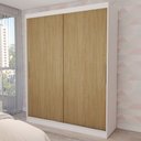 Ver imagem 3 de Guarda-roupa Infantil Swift Slim 2 Portas 2 Gavetas Branco/cinamomo - Panorama Móveis