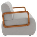 Ver imagem 6 de Poltrona Decorativa Orgânica para Sala Kit 2 Belarus K04 Veludo Cinza - Mpozenato