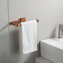 Ver imagem 2 de Kit Porta Papel Higiênico e Porta Toalha de Rosto Luxo Rose Gold