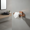 Ver imagem 3 de Kit Porta Papel Higiênico e Porta Toalha de Rosto Luxo Rose Gold