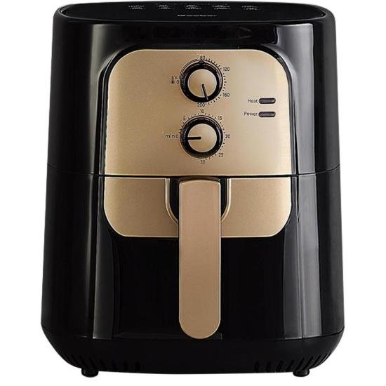 Fritadeira Air Fryer Gaabor Vintage 5,5l Preta 220v - 1