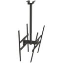 Ver imagem 6 de SUPORTE TETO 2TV 10" a 65" VESA 600X400 360° 75 cm PRETO