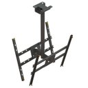 Ver imagem 1 de SUPORTE TETO 2TV 10" a 65" VESA 600X400 360° 75 cm PRETO