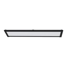 Luminária Led Taschibra Tl Slim 20 de Sobrepor 40w Bivolt Preta 3000k Luz Amarela - 2