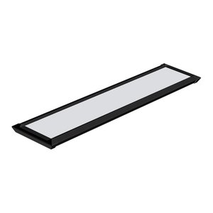 Luminária Led Taschibra Tl Slim 20 de Sobrepor 40w Bivolt Preta 3000k Luz Amarela