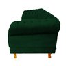 Sofá Chesterfield Capitonê Duque 1.8M Clássico Sala Recepção Barbearia:SUEDE VERDE MUSGO - 3