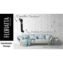 Ver imagem 3 de Decoração Escultura de Parede em Aço Preta Exclusiva no Brasil para Sala, Quarto, Escritório,  Hall 