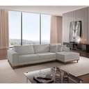 Ver imagem 1 de Sofá Cronos 03 Metros Chaise Lado Direito Meu Sofá Online B026 Veludo Prata