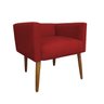 Banco Decorativo Nina Suede Vermelho - Dominic Decor - 1