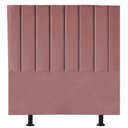 Ver imagem 1 de Cabeceira Cama Box Solteiro Queem Estofada Carla 100cm Suede:rosê