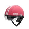 Capacete Coquinho Scooter Elétrica Bike Rosa Viseira - 1