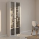 Ver imagem 1 de Cristaleira Sala de Jantar 2 Portas Vidro e 5 Prateleiras Graciela T02-D'Rossi