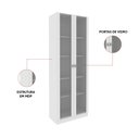 Ver imagem 4 de Cristaleira Sala de Jantar 2 Portas Vidro e 5 Prateleiras Graciela T02-D'Rossi