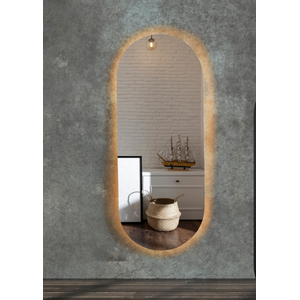 Espelho Decorativo Oval com Led