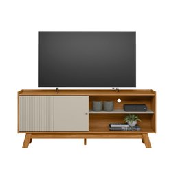 Rack Aurum Nature/off White Linea Brasil - 1