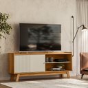 Ver imagem 4 de Rack Aurum Nature/off White Linea Brasil