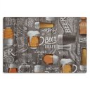 Ver imagem 1 de 4 Jogo Americano Beer Wood - Cerveja Impermeável Pvc
