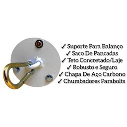 Mosquetão Suporte Balanço Sensorial Lycra Casulo Integração Sensorial TULIPA FER - 2