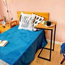 Ver imagem 2 de Mesa Lateral de Apoio para Sofá Style Industrial Carvalho e Preto