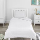 Ver imagem 3 de Capa Duvet Percal para Edredom Solteiro 180x240cm c/ zíper - Branco + Fronha FASTLAR Capa Duvet Solt