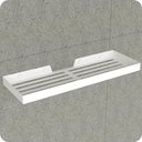 Ver imagem 4 de Porta Shampoo Inox Suporte De Parede Banheiro Branco MAX