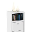 Ver imagem 3 de Gaveteiro Pasta Suspensa C/ 3 Gavetas Nogal Tecnomobili Me4118 Cor: Branco