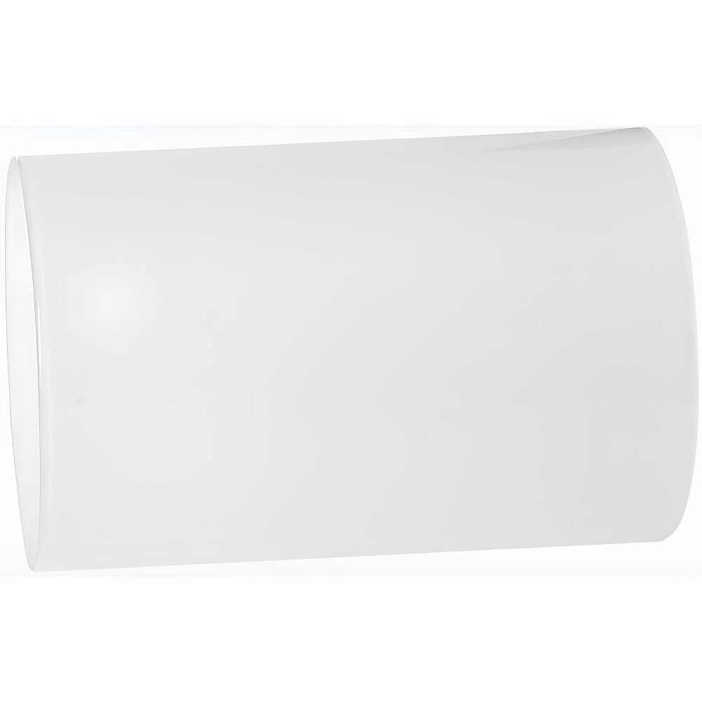 Vaso Branco Tubo Vidro Resistente 30x14cm Arranjos - 3