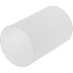 Vaso Branco Tubo Vidro Resistente 30x14cm Arranjos - 2