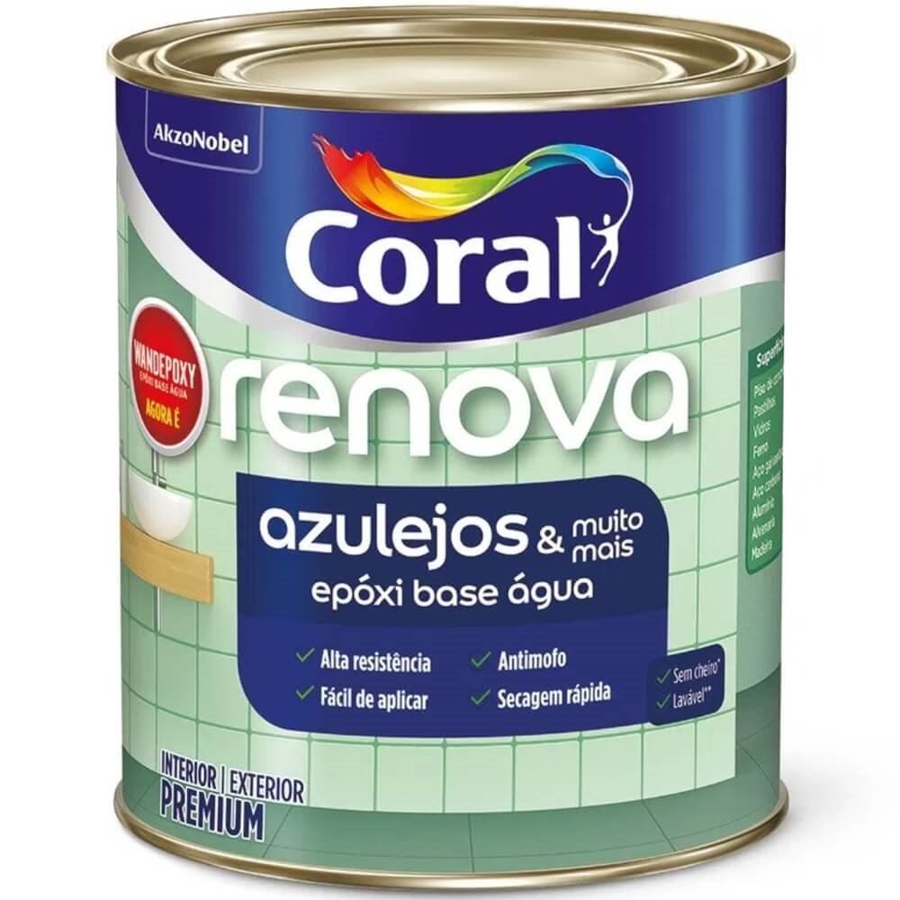 Epóxi À Base de Água Wandepoxy Acetinado 900ml Branco - 5208361 - Coral