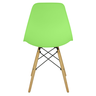 Kit 7 Cadeiras Charles Eames Eiffel Wood Design Verde Claro - 5