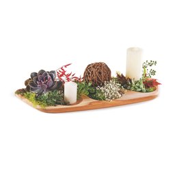 Tábua para Servir Tramontina Concreta em Madeira Teca com Acabamento Óleo Tramontina - 4