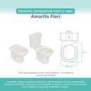 Ver imagem 3 de Tampa Vaso Sanitário Madeira Laqueada Amarilis Branco para Bacia Fiori