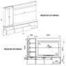 Painel Home Suspenso Para Tv Até 70 Polegadas Wave Caemmun - 2