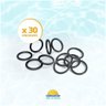 Kit de 30 Borrachas de Vedação Placa Aquecedor Solar Teksol para Piscina - 1
