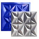Ver imagem 4 de Conjunto 6 Formas 3d Gesso E Cimento Abs Azul 1mm