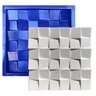 Conjunto 6 Formas 3d Gesso E Cimento Abs Azul 1mm  - 3