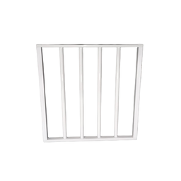 Grade De Proteção Em Alumínio Esquadrias Brasil 50X50Branco ESQUADRIAS BRASIL GRUPO VETX Grades de P - 1