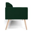 Ver imagem 6 de Sofá 2 Lugares Namoradeira Pé Palito Natural Marisa Bouclê Verde D03 - D'Rossi