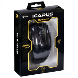Teclado VX Gamer Hercules Led 3 Cores 1.8m Gt 200 + Mouse VX Gamer Icarus 3200 Dpi C/ Ajuste De Peso - 7