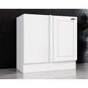 Ver imagem 1 de Gabinete de Cozinha Modulado Balcão Canto Reto Americana 1 Porta S/ Tampo Branco - Henn