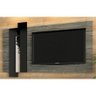 Painel para TV LCD, LED e Plasma Liss com 180 cm - HB Móveis - Cinza Ônix / Preto - 1